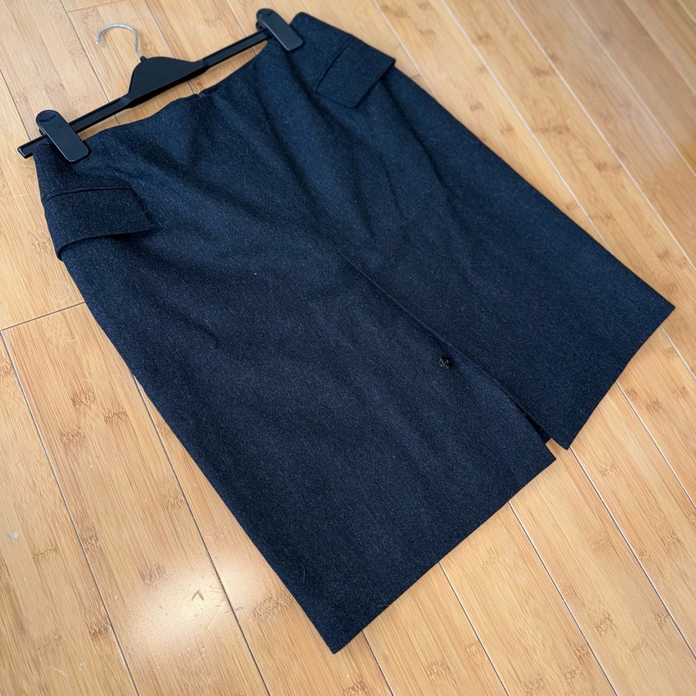 Jean Paul Gaultier Dark Gray Pencil Skirt